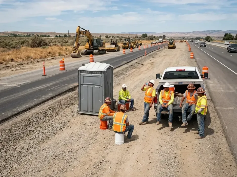 highway-road-construction-crew-007 — frequently asked questions, Porta Potty and Restroom Rentals in Louisiana, MO